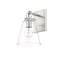 Z-Lite Harper 1 Light Wall Sconce, Brushed Nickel & Clear 483-1S-BN - alternate 3